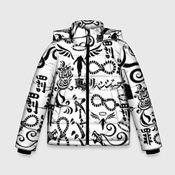 Куртка зимняя для мальчика ТОКИЙСКИЕ МСТИТЕЛИ ЛОГОБОМБИНГ, цвет: 3D-светло-серый