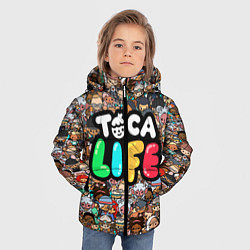 Куртка зимняя для мальчика Toca Life, цвет: 3D-черный — фото 2