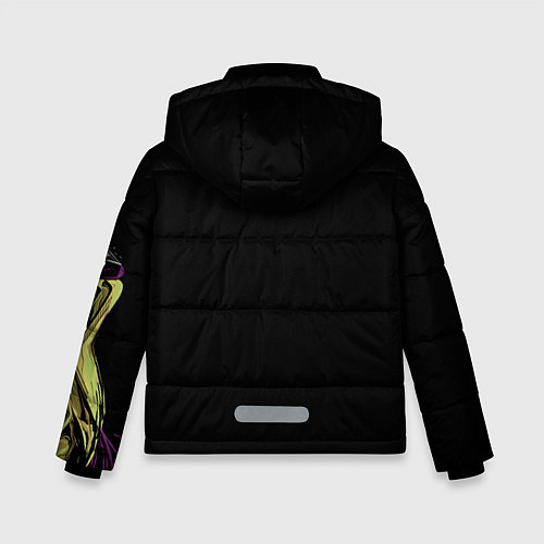 Зимняя куртка для мальчика Evangelion Eva 01 / 3D-Черный – фото 2