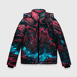 Куртка зимняя для мальчика Смешение, цвет: 3D-красный
