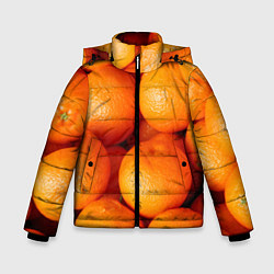Куртка зимняя для мальчика Мандаринчик чик, цвет: 3D-красный