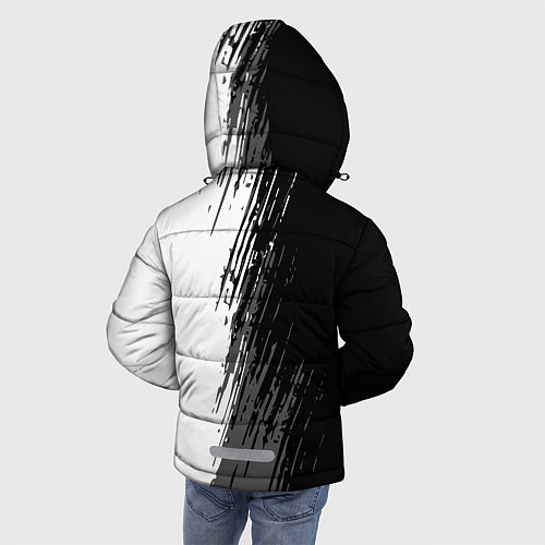 Зимняя куртка для мальчика Берсерк чёрной маска / 3D-Красный – фото 4