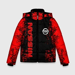 Куртка зимняя для мальчика NISSAN RED, цвет: 3D-черный
