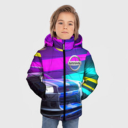 Куртка зимняя для мальчика NISSAN GT-R SKYLINE, цвет: 3D-черный — фото 2