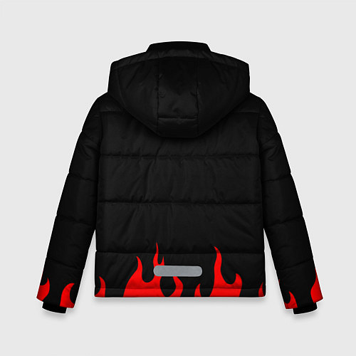 Зимняя куртка для мальчика ATTACK ON TITAN ГОЛОВА ТИТАНА / 3D-Черный – фото 2