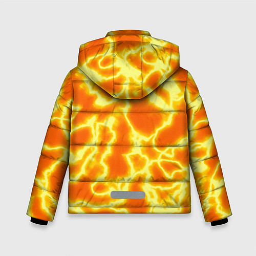 Зимняя куртка для мальчика Огненная вспышка / 3D-Черный – фото 2