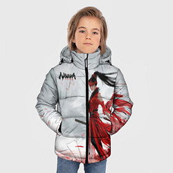 Куртка зимняя для мальчика Naraka BP, цвет: 3D-светло-серый — фото 2