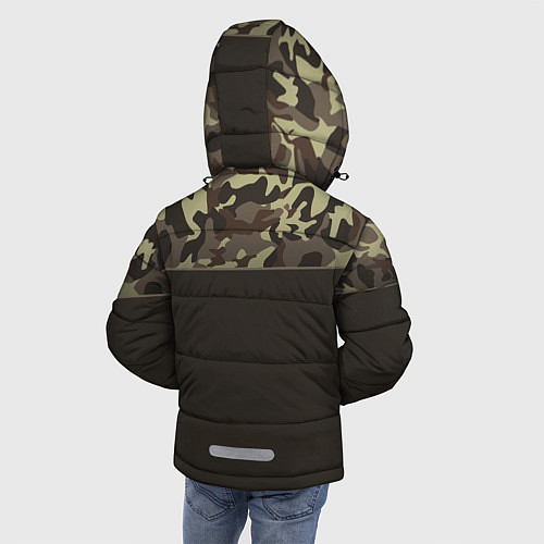 Зимняя куртка для мальчика Камуфляж 3 0 / 3D-Красный – фото 4