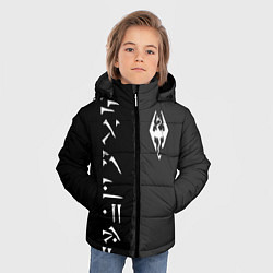 Куртка зимняя для мальчика THE ELDER SCROLLS SKYRIM FUS RO DAH, цвет: 3D-черный — фото 2