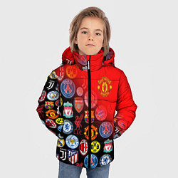 Куртка зимняя для мальчика МАНЧЕСТЕР ЮНАЙТЕД FCMU, цвет: 3D-красный — фото 2