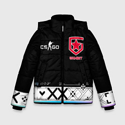 Куртка зимняя для мальчика GAMBIT CS:GO Printstream, цвет: 3D-черный