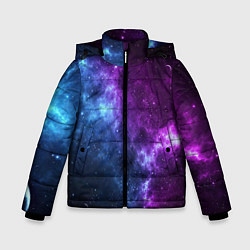 Куртка зимняя для мальчика NEON GALAXY НЕОНОВЫЙ КОСМОС, цвет: 3D-черный