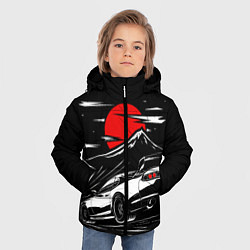 Куртка зимняя для мальчика Toyota Supra: Red Moon, цвет: 3D-светло-серый — фото 2