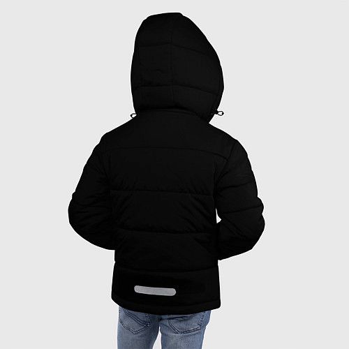 Зимняя куртка для мальчика MAZDA RX 7 Мазда при свете красной луны / 3D-Красный – фото 4