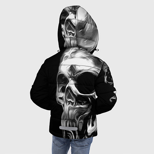 Зимняя куртка для мальчика Vanguard skull 2022 / 3D-Светло-серый – фото 4