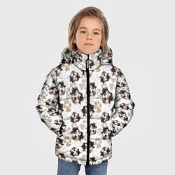 Куртка зимняя для мальчика Собака Австралийская Овчарка, цвет: 3D-черный — фото 2