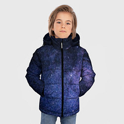 Куртка зимняя для мальчика Night sky, цвет: 3D-черный — фото 2