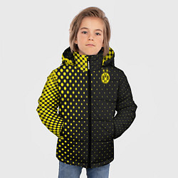 Куртка зимняя для мальчика Borussia gradient theme, цвет: 3D-черный — фото 2