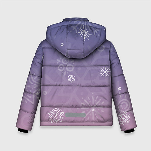 Зимняя куртка для мальчика Happy New Year 2022 Сat 4 / 3D-Черный – фото 2