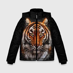 Куртка зимняя для мальчика Реалистичный тигр Realistic Tiger, цвет: 3D-красный