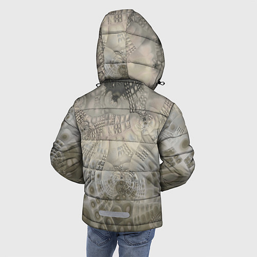 Зимняя куртка для мальчика Коллекция Journey Серый песок 126-1 2 / 3D-Светло-серый – фото 4