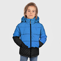 Куртка зимняя для мальчика АБСТРАКЦИЯ ГЕОМЕТРИЯ РВАНЫЙ КРАЙ, цвет: 3D-черный — фото 2