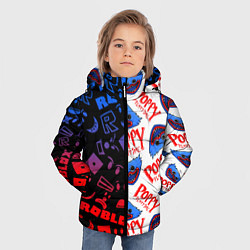 Куртка зимняя для мальчика ROBLOX x POPPY PLAYTIME РОБЛОКС ПОППИ ПЛЕЙТАЙМ, цвет: 3D-черный — фото 2