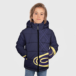Куртка зимняя для мальчика КОСТЮМ КАМИСАТО АЯКИ, цвет: 3D-черный — фото 2