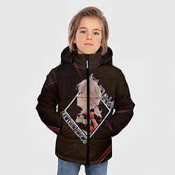 Куртка зимняя для мальчика Кадзуха Kazuha Kaedehara, Genshin Impact, цвет: 3D-черный — фото 2