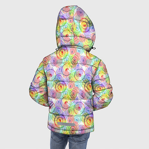 Зимняя куртка для мальчика Третий Глаз око / 3D-Красный – фото 4