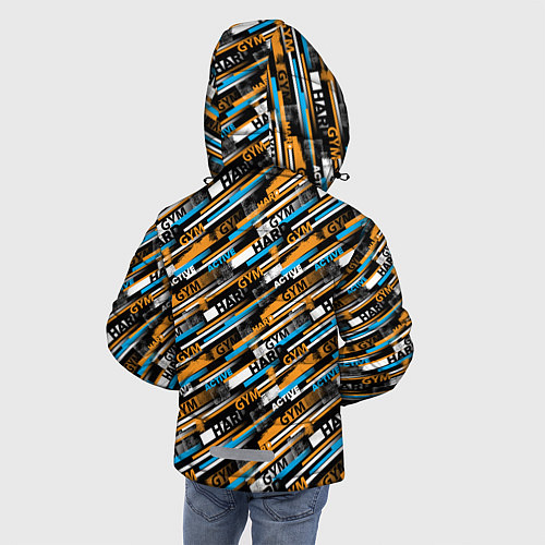 Зимняя куртка для мальчика SPORT Спортсмен / 3D-Светло-серый – фото 4