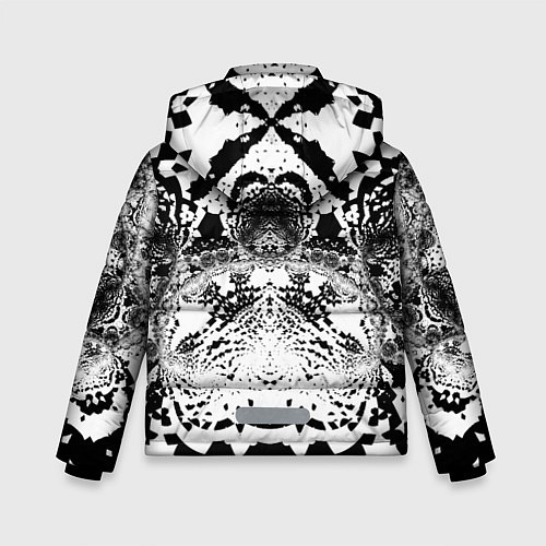 Зимняя куртка для мальчика Коллекция Journey Черно-белый 574-1 Дополнение 1 / 3D-Черный – фото 2