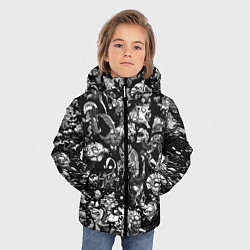 Куртка зимняя для мальчика DOTA 2 ВСЕ ПЕРСОНАЖИ ЧЁРНО БЕЛЫЙ, цвет: 3D-красный — фото 2