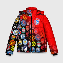 Куртка зимняя для мальчика BAYERN MUNCHEN BEST FC SPORT, цвет: 3D-красный