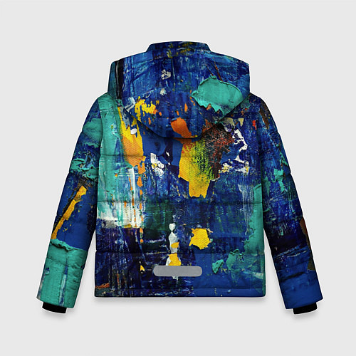 Зимняя куртка для мальчика КРАСКА PAINT / 3D-Черный – фото 2