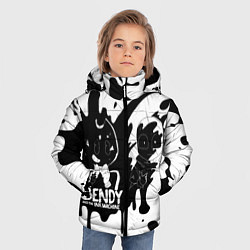 Куртка зимняя для мальчика BLACK AND WHITE BENDY, цвет: 3D-светло-серый — фото 2