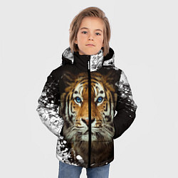 Куртка зимняя для мальчика Год тигра2022, цвет: 3D-красный — фото 2