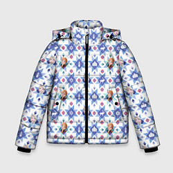 Куртка зимняя для мальчика Pattern Frozen, цвет: 3D-черный