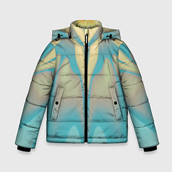 Куртка зимняя для мальчика Летнее солнце Абстракция 541-251-w1 Дополнение, цвет: 3D-светло-серый