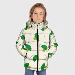 Куртка зимняя для мальчика Брокколи паттерн, цвет: 3D-красный — фото 2