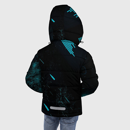 Зимняя куртка для мальчика Genshin Impact / 3D-Красный – фото 4
