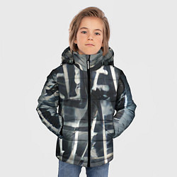 Куртка зимняя для мальчика Эхо имени, цвет: 3D-светло-серый — фото 2