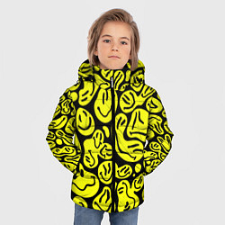 Куртка зимняя для мальчика The Смайлики, цвет: 3D-светло-серый — фото 2