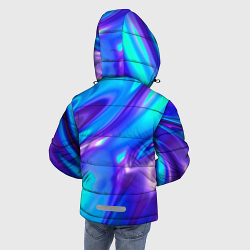 Зимняя куртка для мальчика Neon Holographic / 3D-Красный – фото 4