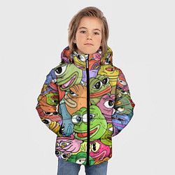 Куртка зимняя для мальчика Pepe BOMBING, цвет: 3D-светло-серый — фото 2