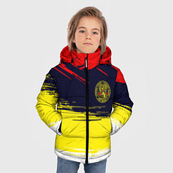 Куртка зимняя для мальчика Кобра кай Cobra Kai спина, цвет: 3D-черный — фото 2