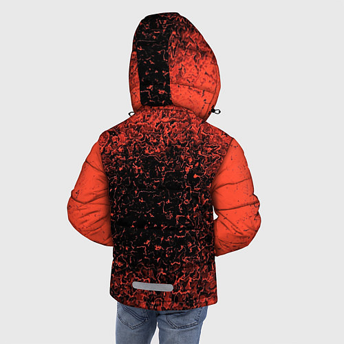Зимняя куртка для мальчика Распространение Вируса / 3D-Красный – фото 4