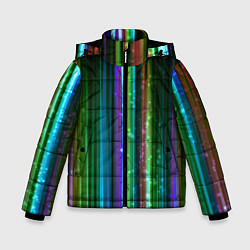 Зимняя куртка для мальчика Свет неоновой радуги
