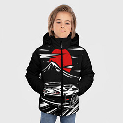 Куртка зимняя для мальчика TOYOTA SUPRA Под Луной, цвет: 3D-черный — фото 2