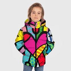 Куртка зимняя для мальчика Ромеро Бритто Арт, цвет: 3D-красный — фото 2